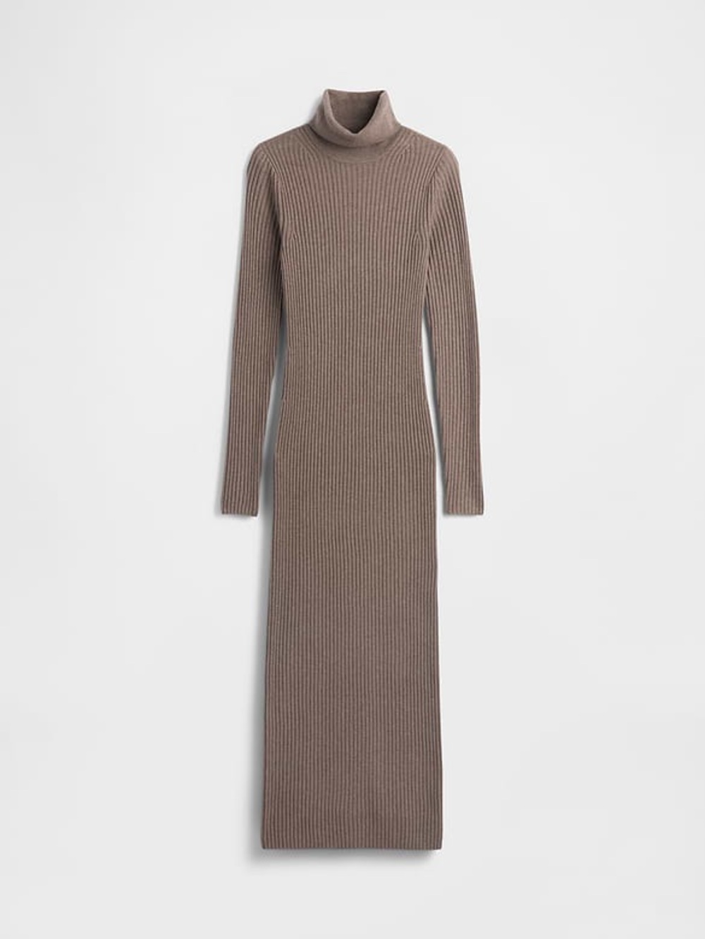 GAP CashSoft Turtleneck Maxi Sweater Dress Toasted Almond Brown NWOT